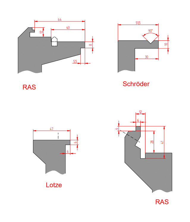 Weso-Werkzeugbau-Biegewerkzeuge